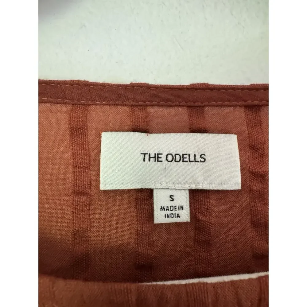 Anthropologie The Odells Tie-Dye Serena Ballon Sleeve Top Small